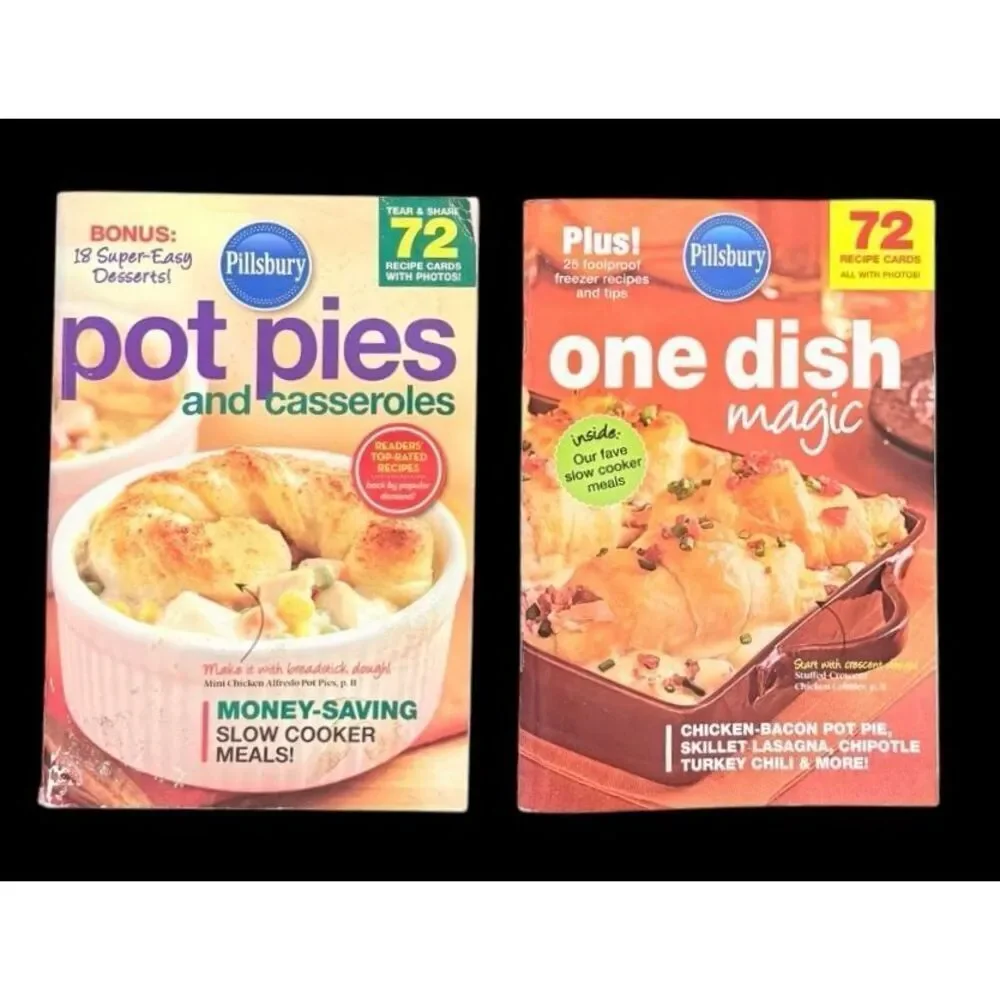 Pillsbury Vintage Cookbooks Set of 4